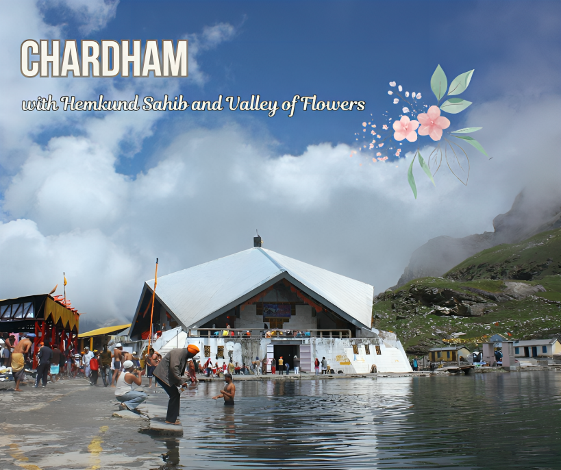 Chardham Yatra with Valley of Flower and Hemkund Sahib from Delhi