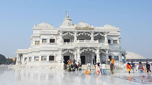 Prem mandir, mathura, uttar pradesh, india, asia, Stock Photo, Picture And  Rights Managed Image. Pic. DPA-AKM-254173 | agefotostock